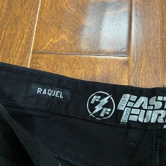 Affliction x Fast & Furious Raquel Cargo Slim Fit Black Denim Jeans Mens 29 x 30 - Picture 7 of 12